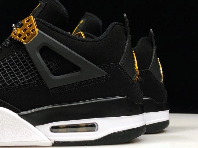 Royalty 4 Gold-White Metallic 308497-032 Jordan Black Air 0806